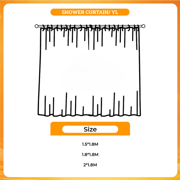 3D shower curtain - Cheerleading Gifts UK