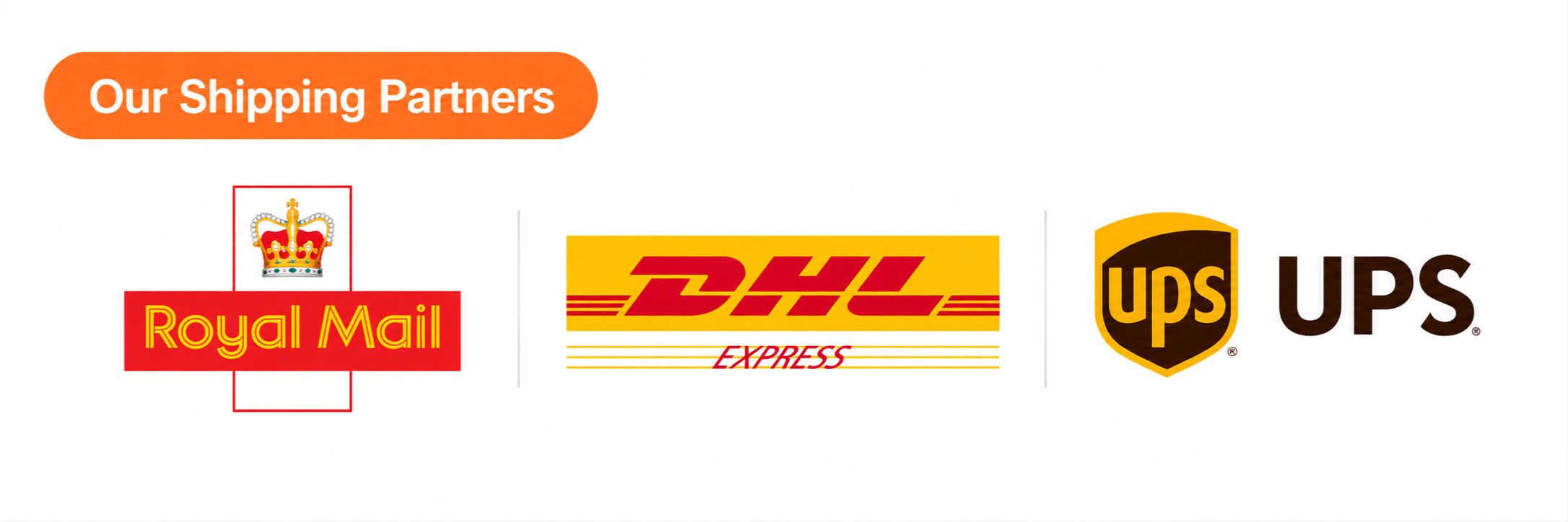 Our Shipping Partners - Cheerleading Gifts UK