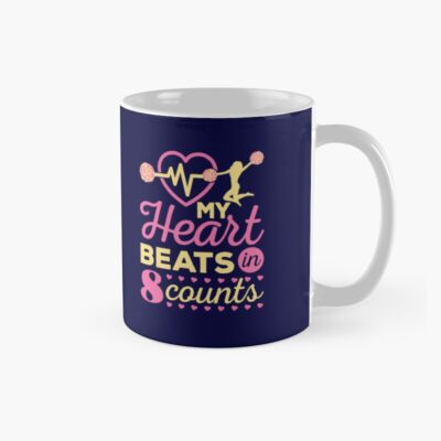 My Cheer Heart Beats Eight Counts Mug