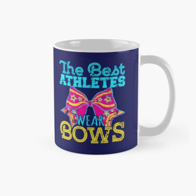 Cheerleading Athletes Wear Their Bows Mug