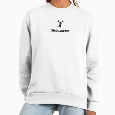Cheerleading Black Team Spirit Design Sweatshirt