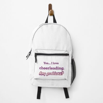 I Love Cheerleading Team Spirit Backpack