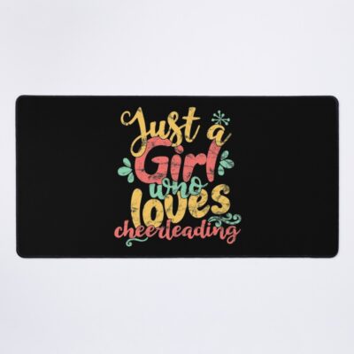Girl Who Loves Cheerleading Life Mouse Pad