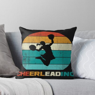 Funny Cheerleading Lovers Everyday Life Throw Pillow