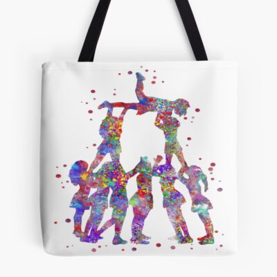Cheerleader Girls Cheerleading Daily Life Tote Bag